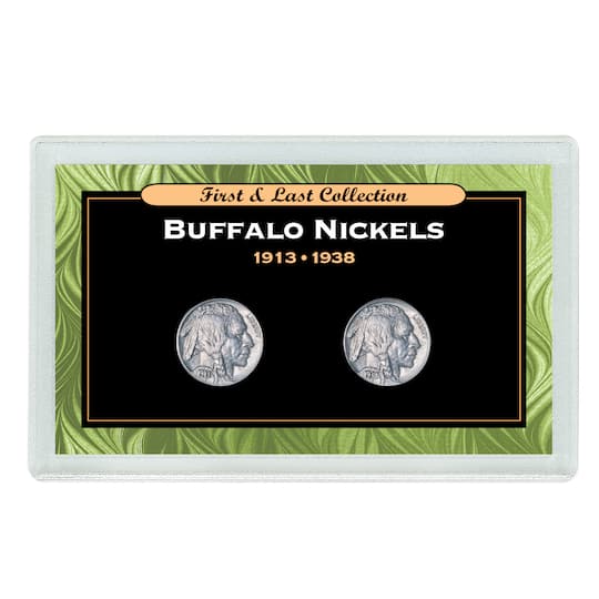First &#x26; Last Buffalo Nickels 1913 &#x26; 1938
